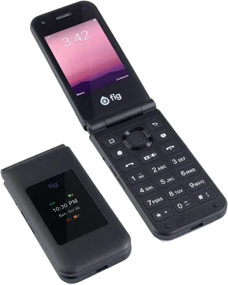 Fig Mini II kosher phone open